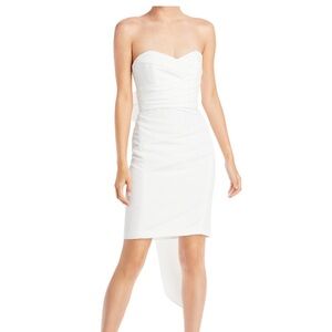 ÁMSALE Strapless Bow Back Dress